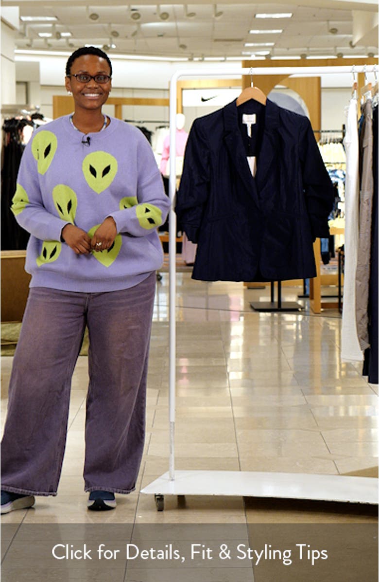 Khloe Tumbled Woven Blazer, sales video thumbnail