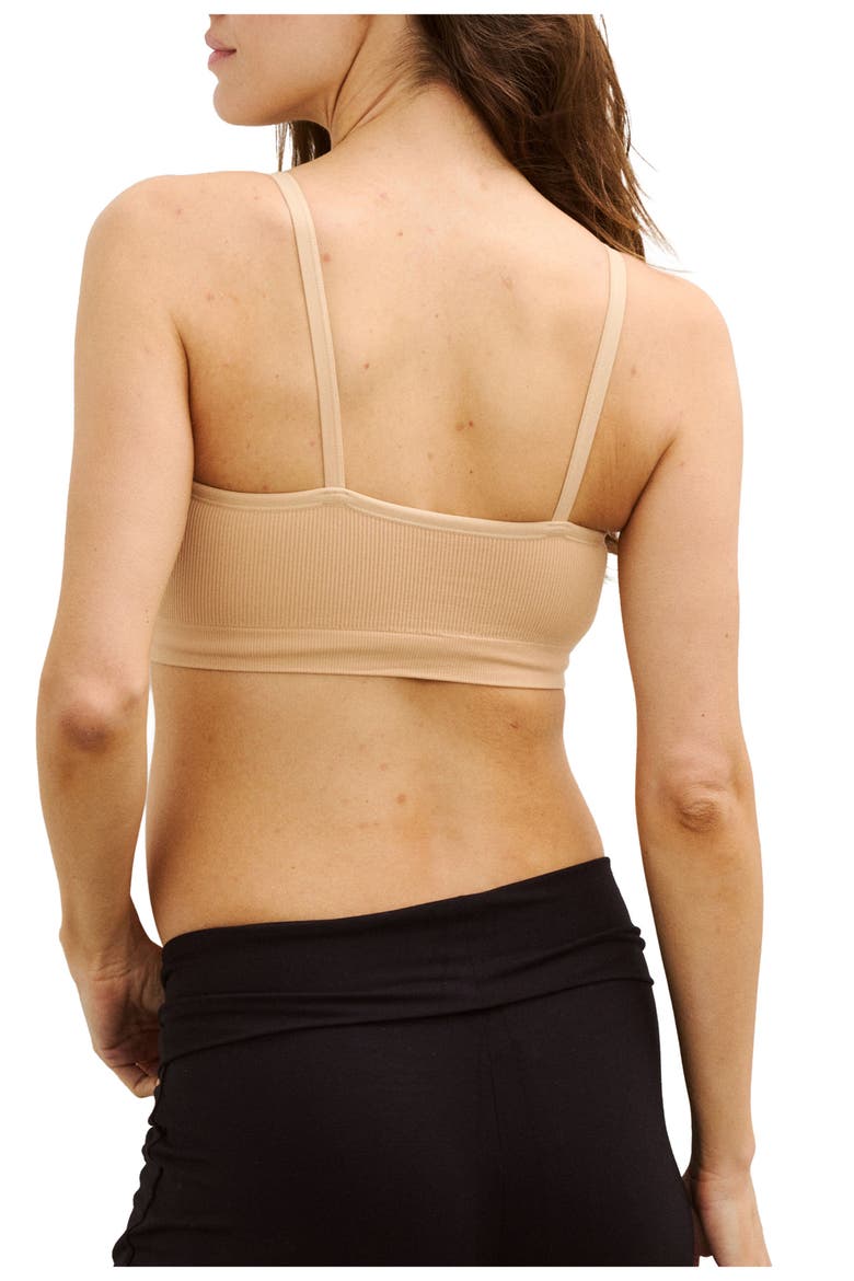 The Hands-Free Pumping Bra, Alternate, color, Sand
