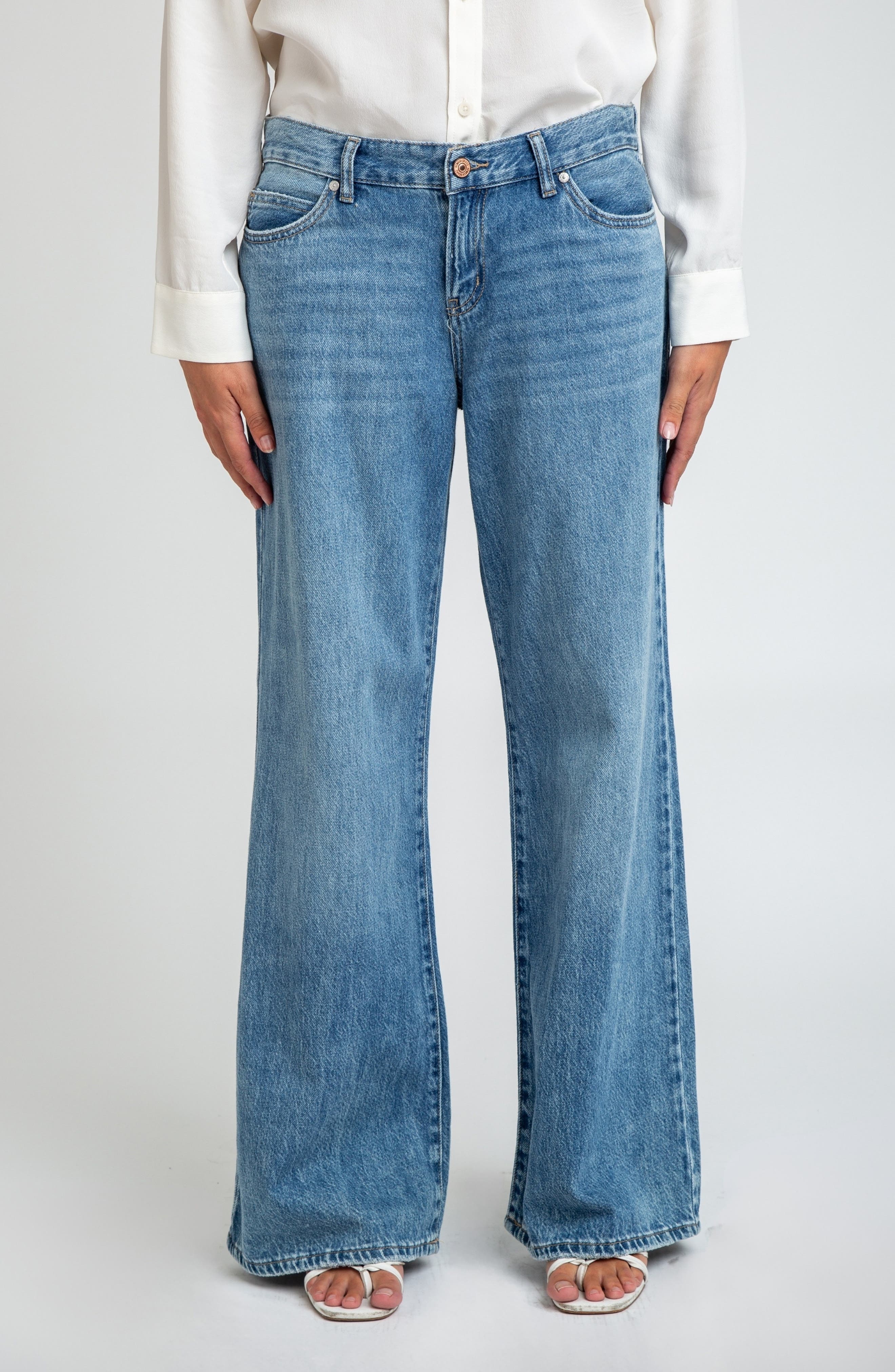 I Love Who I Am Classic Rise Wide Leg Jeans