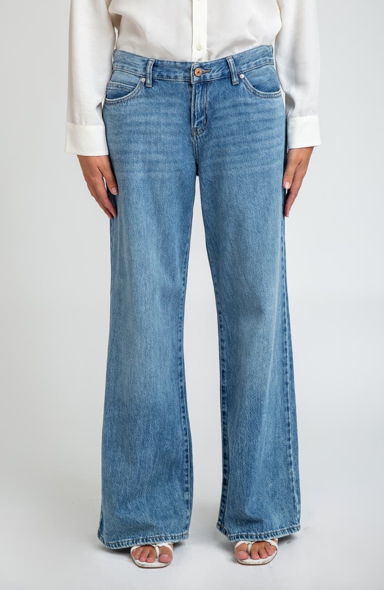 I Love Who I Am Classic Rise Wide Leg Jeans, Main, color, Indigo Medium