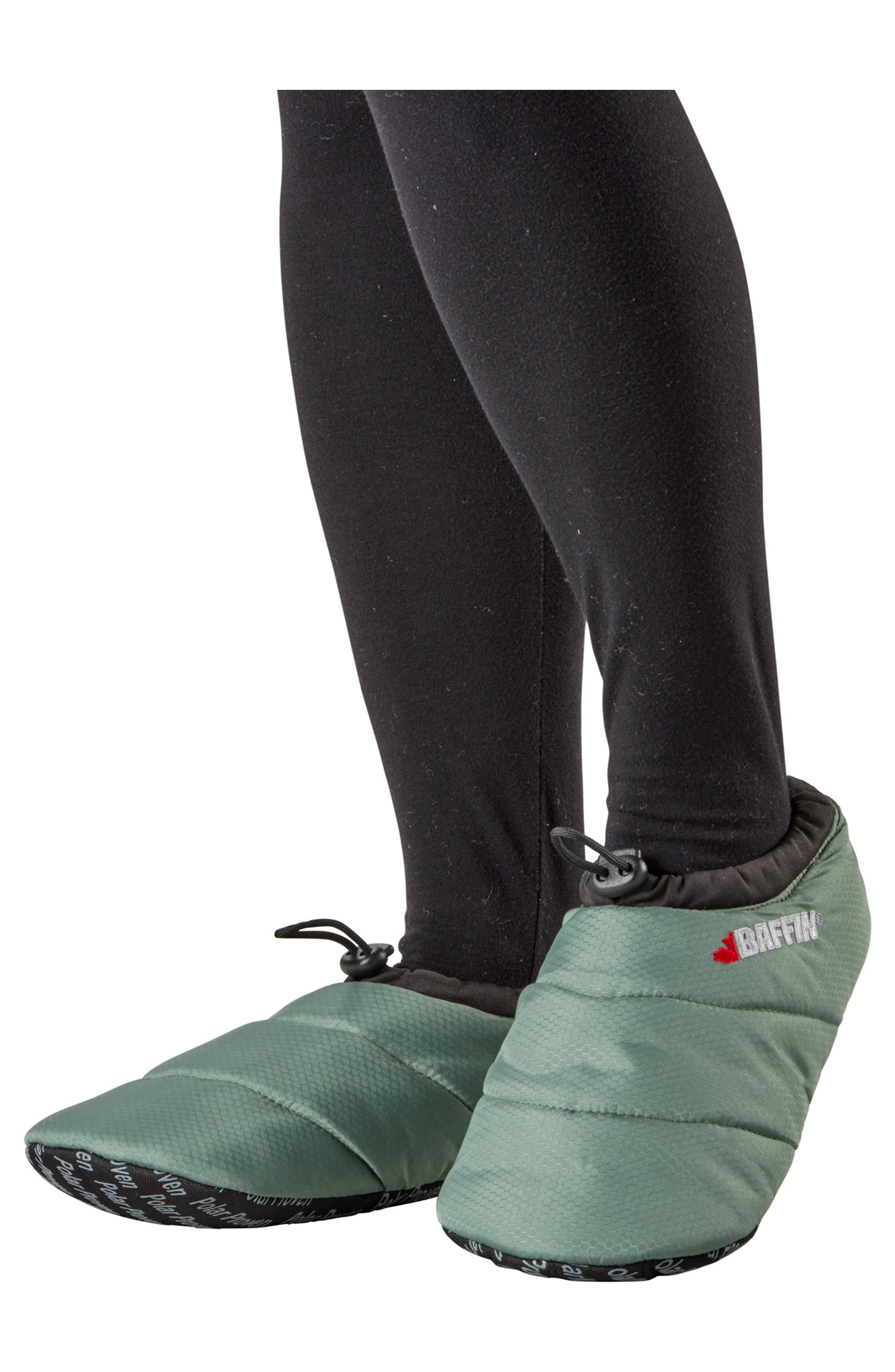 Gender Inclusive Nylon Slipper, Alternate, color, SEA GREEN