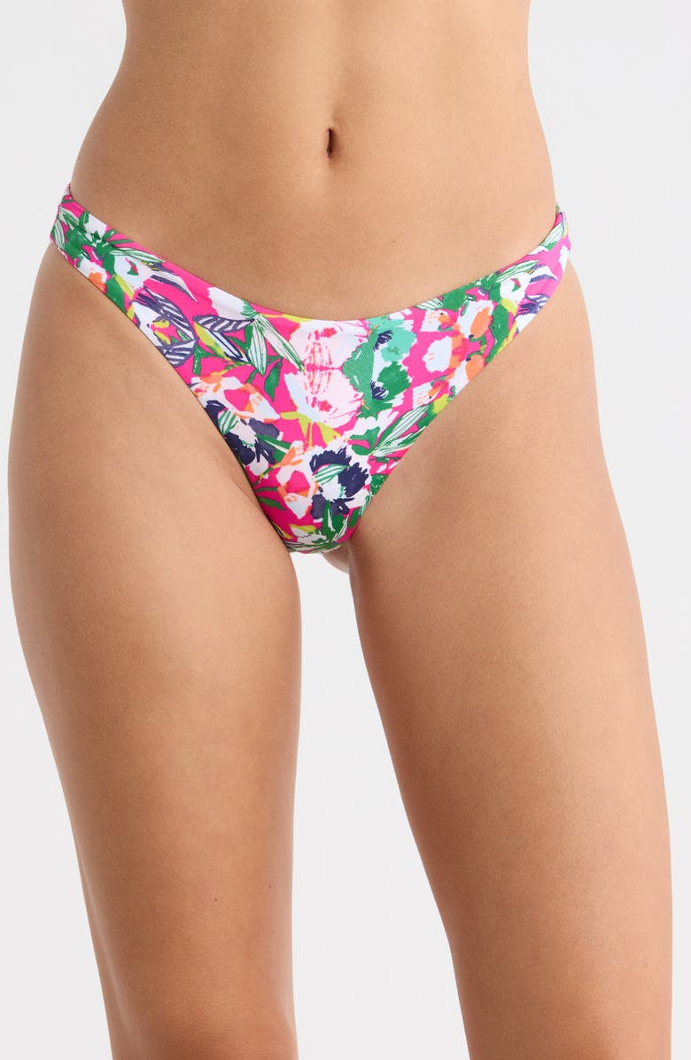 Maaji Sublimity Reversible Bikini Bottoms, Main, color, Pink