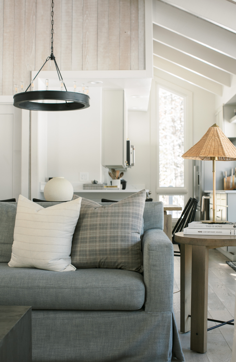 Linen & James Sophia Cream Stripe Pillow Cover, Alternate, color, 