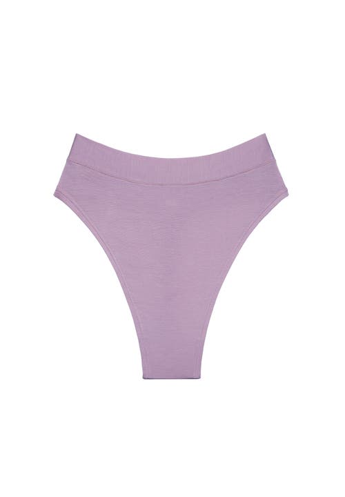 Cuup The Highwaist Thong In Purple