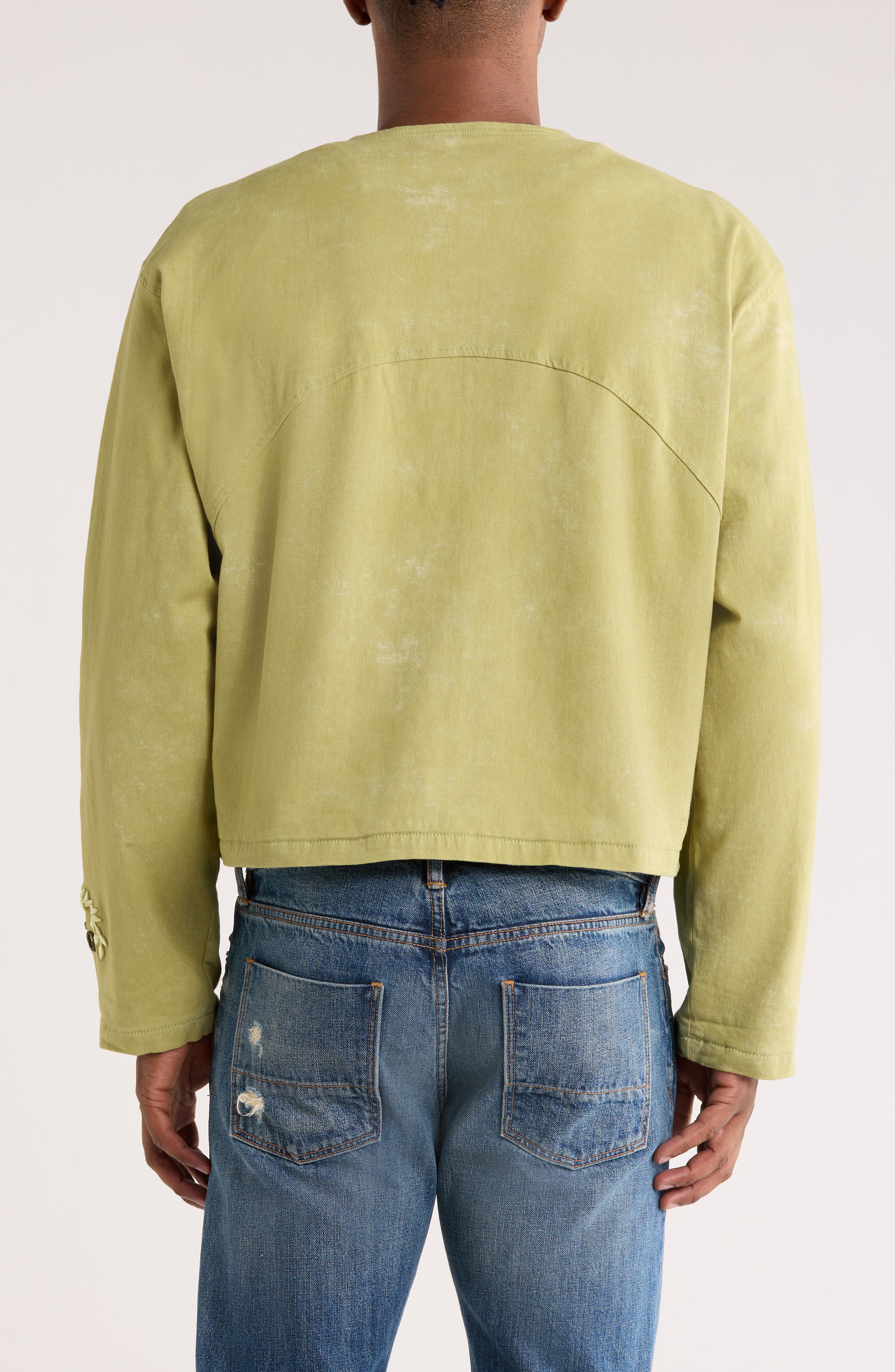Twill Washed Front Zip Jacket - image 2