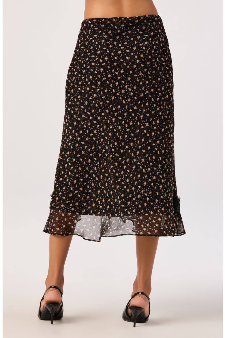 Maryjane Midi Skirt, Alternate, color, BLACK DITSY FLORAL