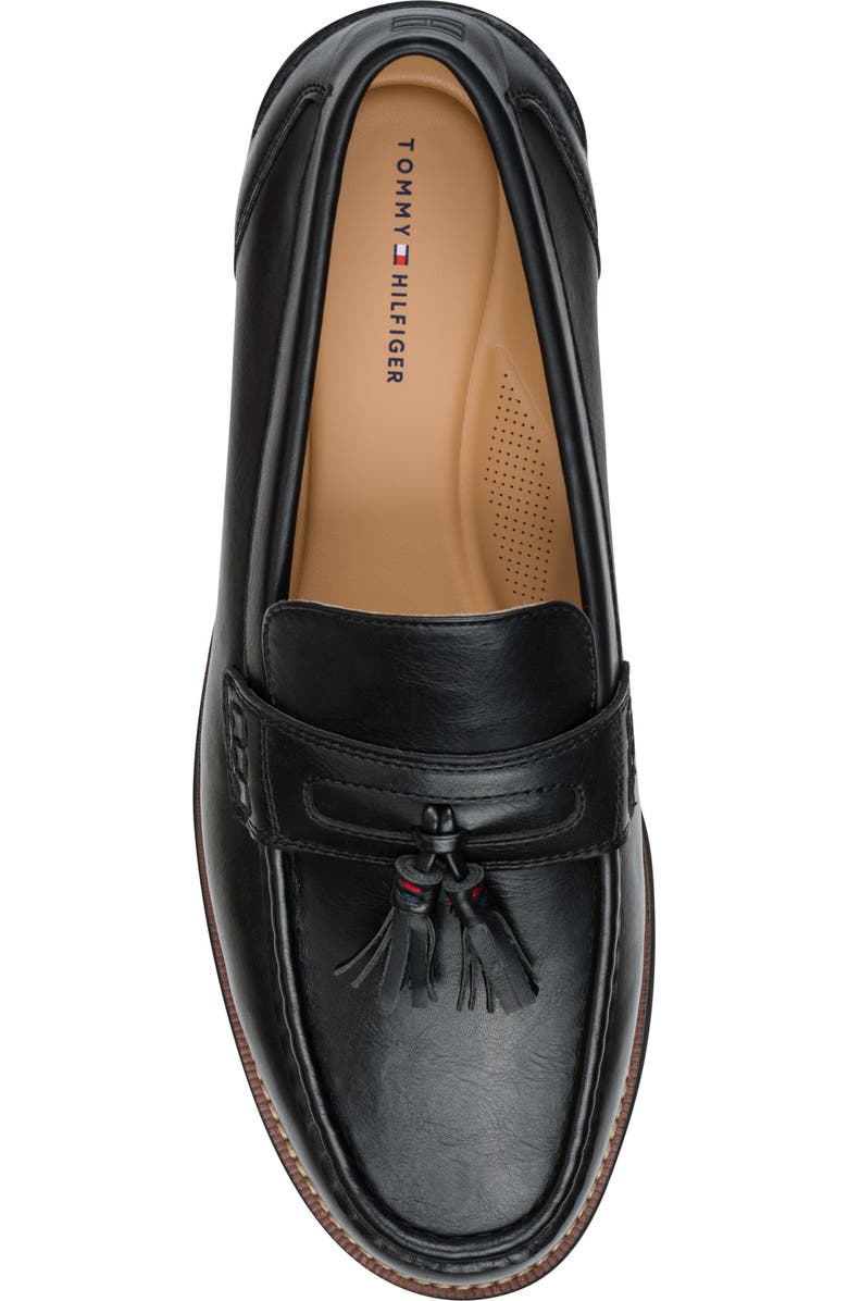 Tommy Hilfiger Sosmo Tassel Loafer, Alternate, color, Black