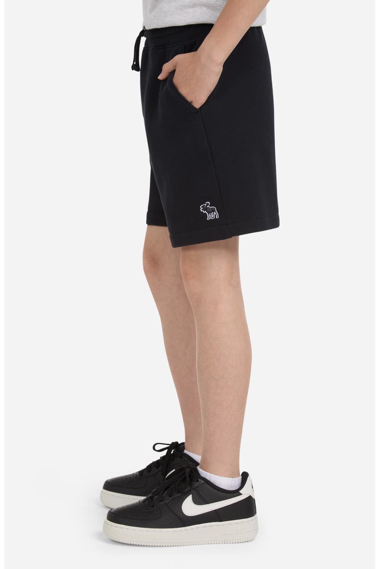 Kids' Essential Fleece Shorts, Alternate, color, BLACK