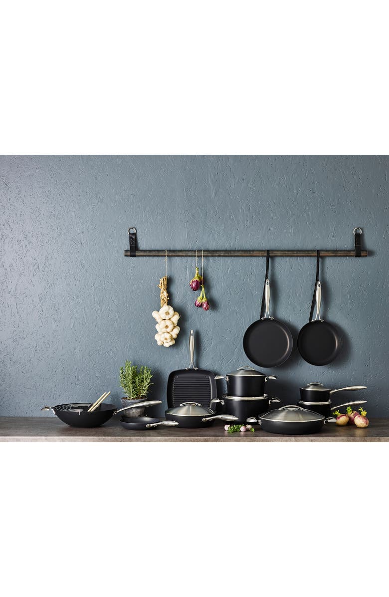 Scanpan Professional 6.25 Inch Stainless Steel Lid, Alternate, color, Black