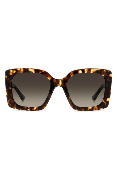 53mm Gradient Square Sunglasses