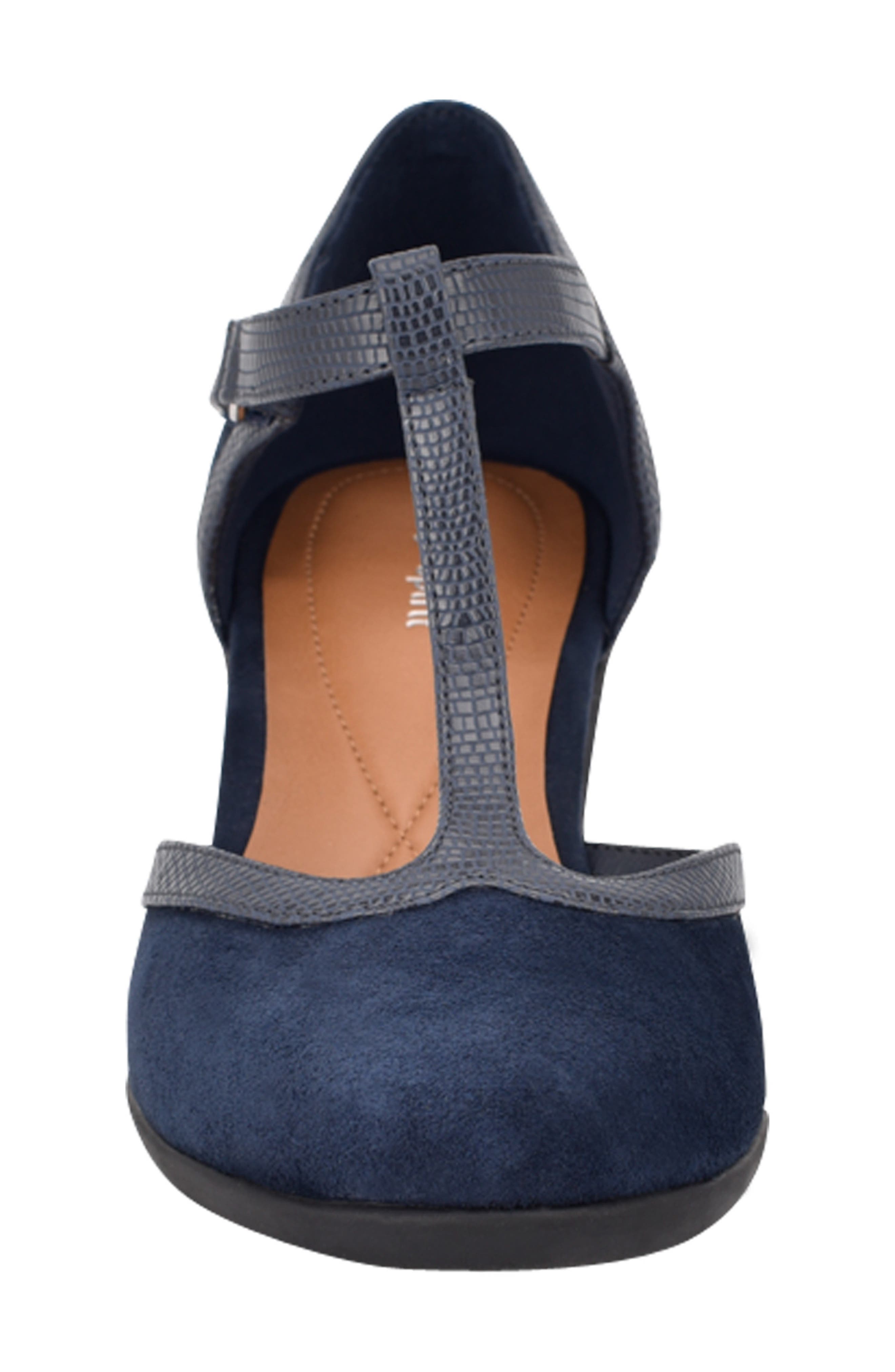 Easy Spirit Cara T-Strap Pump, Alternate, color, Navy