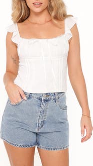 Petal & Pup Lany Lace Trim Top