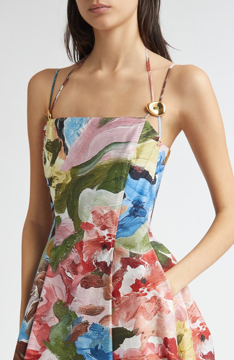 Stine Goya Floral Organic Cotton Dress, Alternate, color,