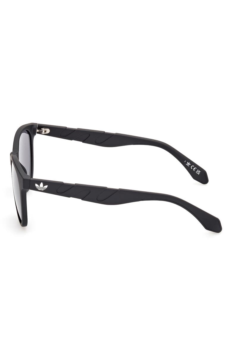 adidas Round Sunglasses, Alternate, color, Matte Black/ Smoke