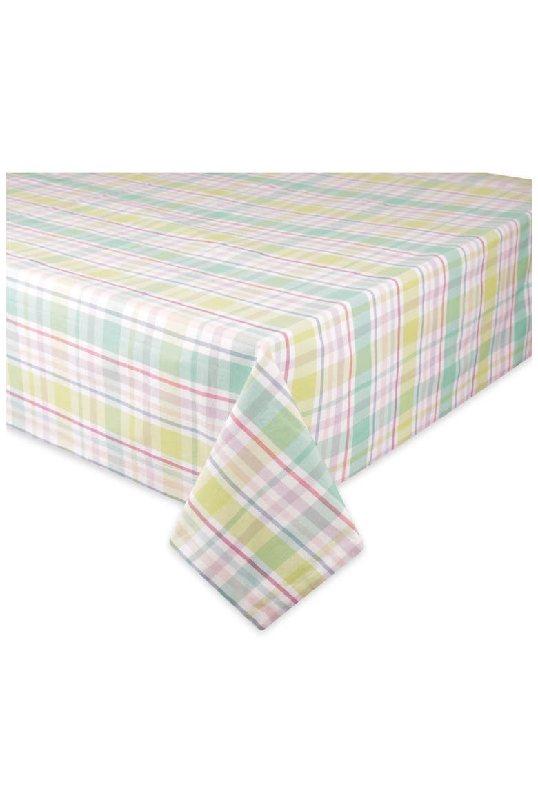 Spring Plaid Tablecloth, Alternate, color, MULTI