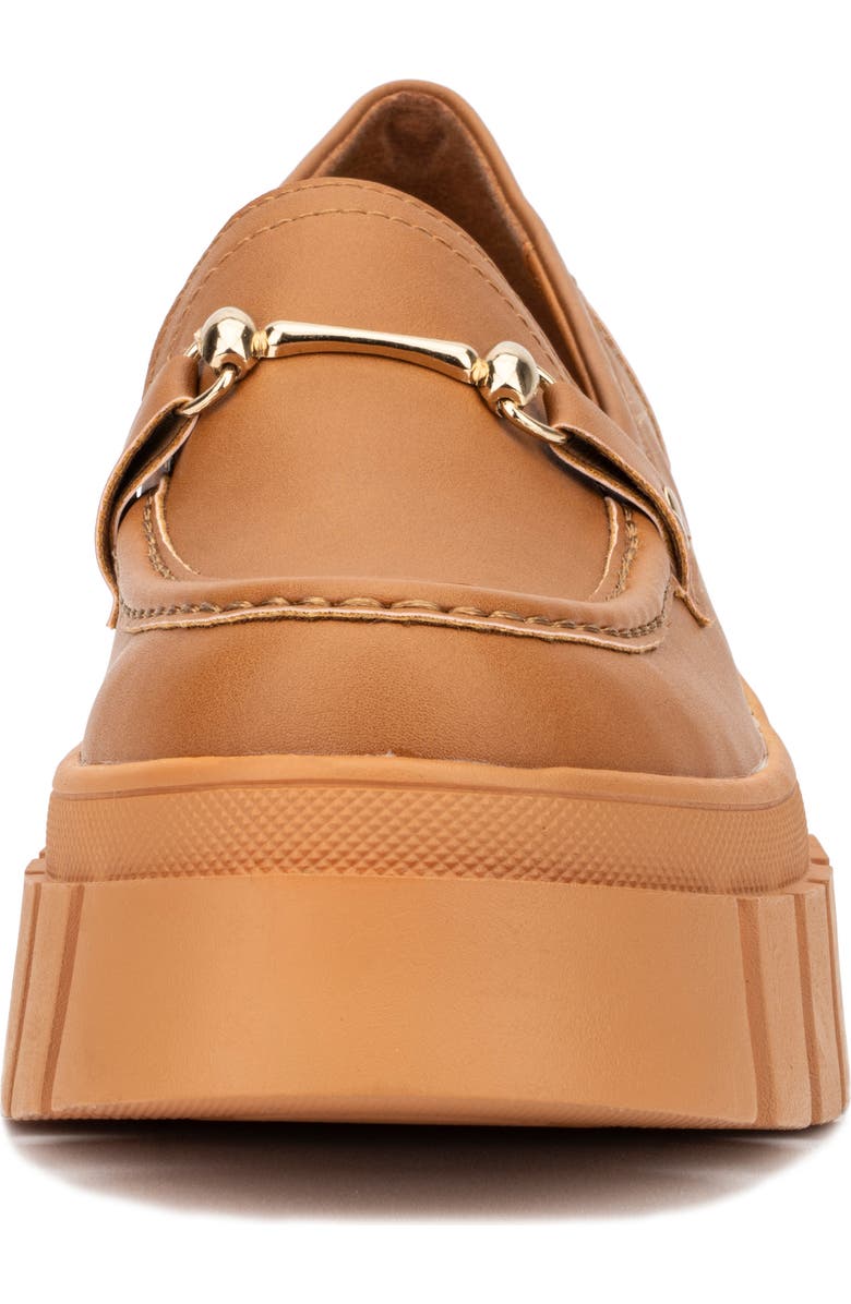 NEW YORK AND COMPANY Seraphina Platform Loafer, Alternate, color, Cognac