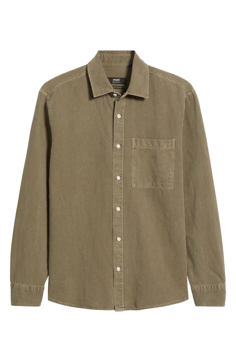 Mavi Jeans Cotton Blend Button-Up Shirt, Alternate, color,