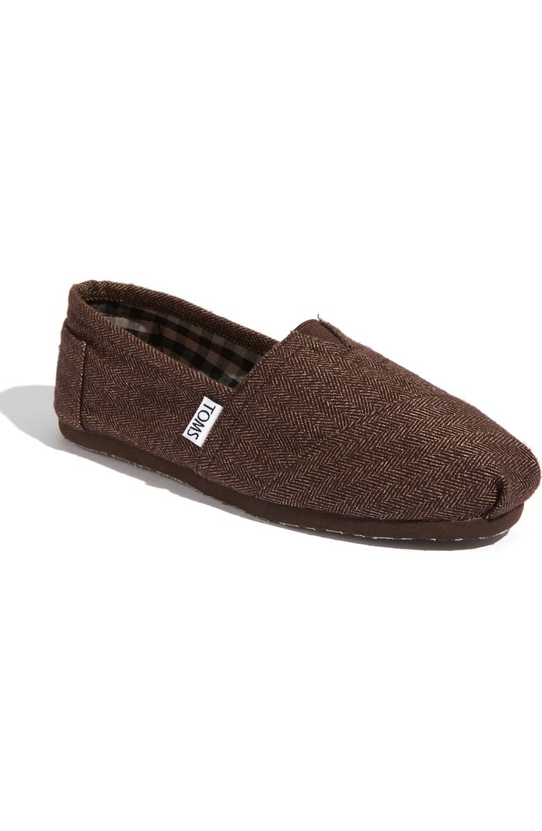 TOMS Herringbone Fleece Slip-On, Main, color,