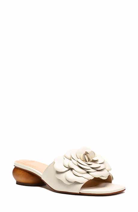 Rose Floral Slide Sandal