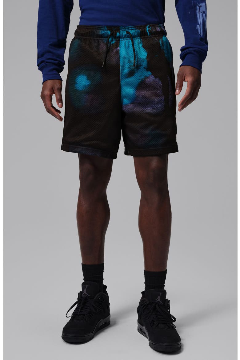 Brooklyn Dream Dunk Shorts, Main, color, BLACK/ WHITE