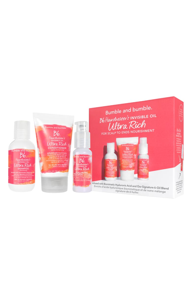 Bumble and bumble. Hairdresser's Invisible Oil Ultra Rich Discovery Set, Alternate, color, 