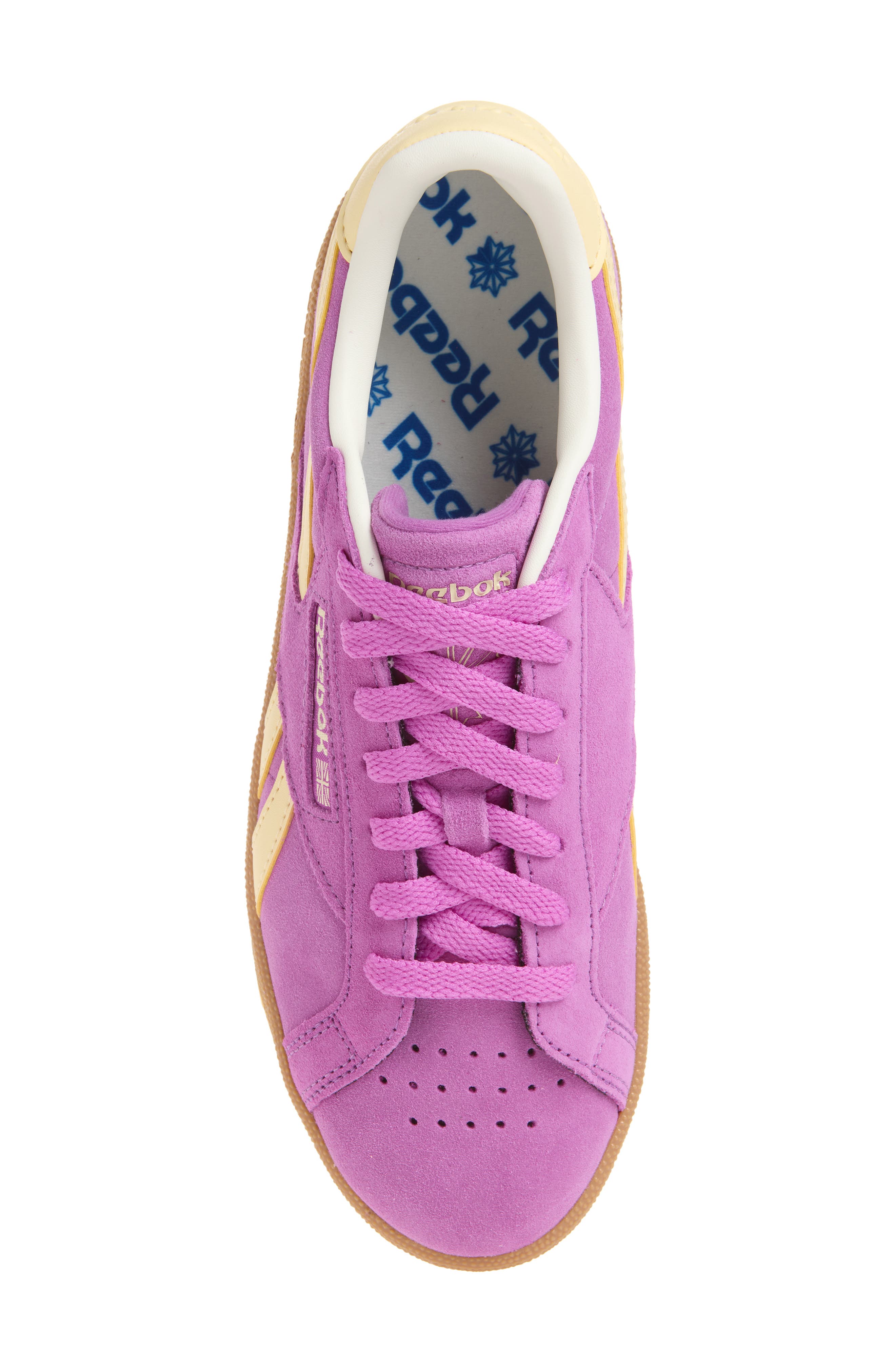 Club C Grounds UK Sneaker, Alternate, color, PRPLE YEL CHALK