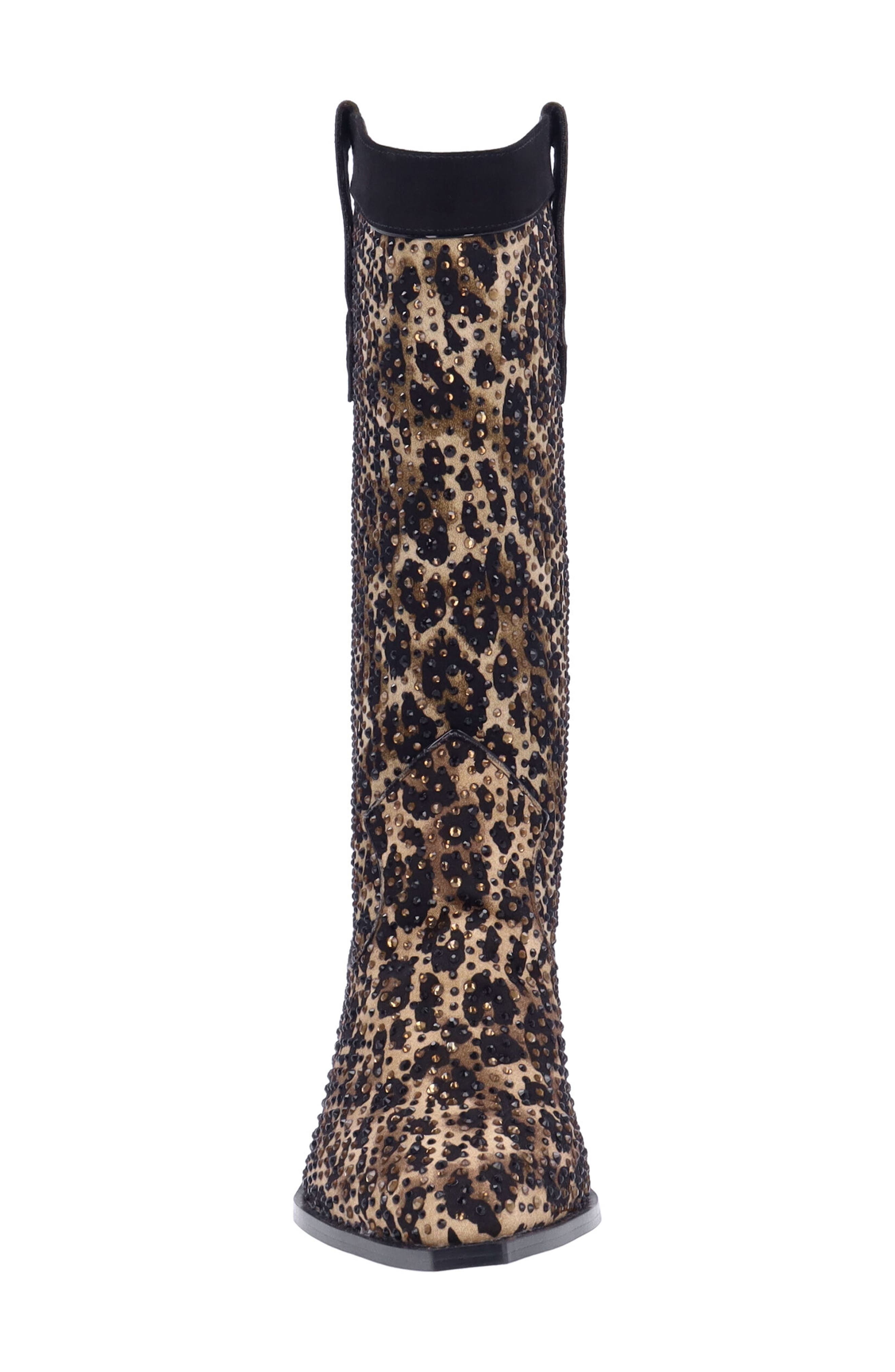 Laylani Pointed Toe Western Boot, Alternate, color, BROWN/ BLACK