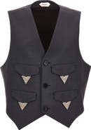 Versace Lightweight Wool & Mohair Vest