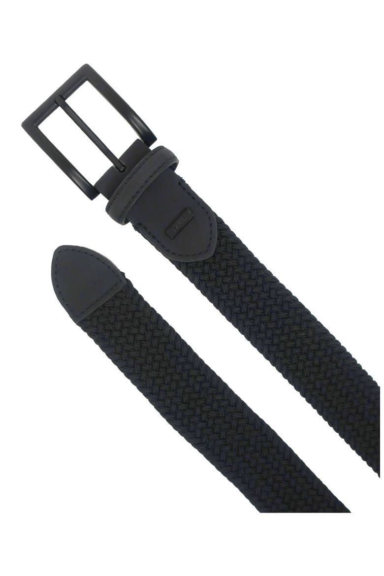 Stretch Braid Belt, Alternate, color, BLACK