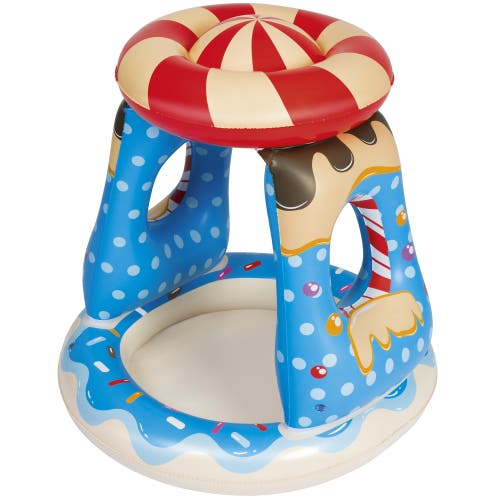 Bestway 36" x 36" x 35" Candyville Playtime Pool in Multicolored 
