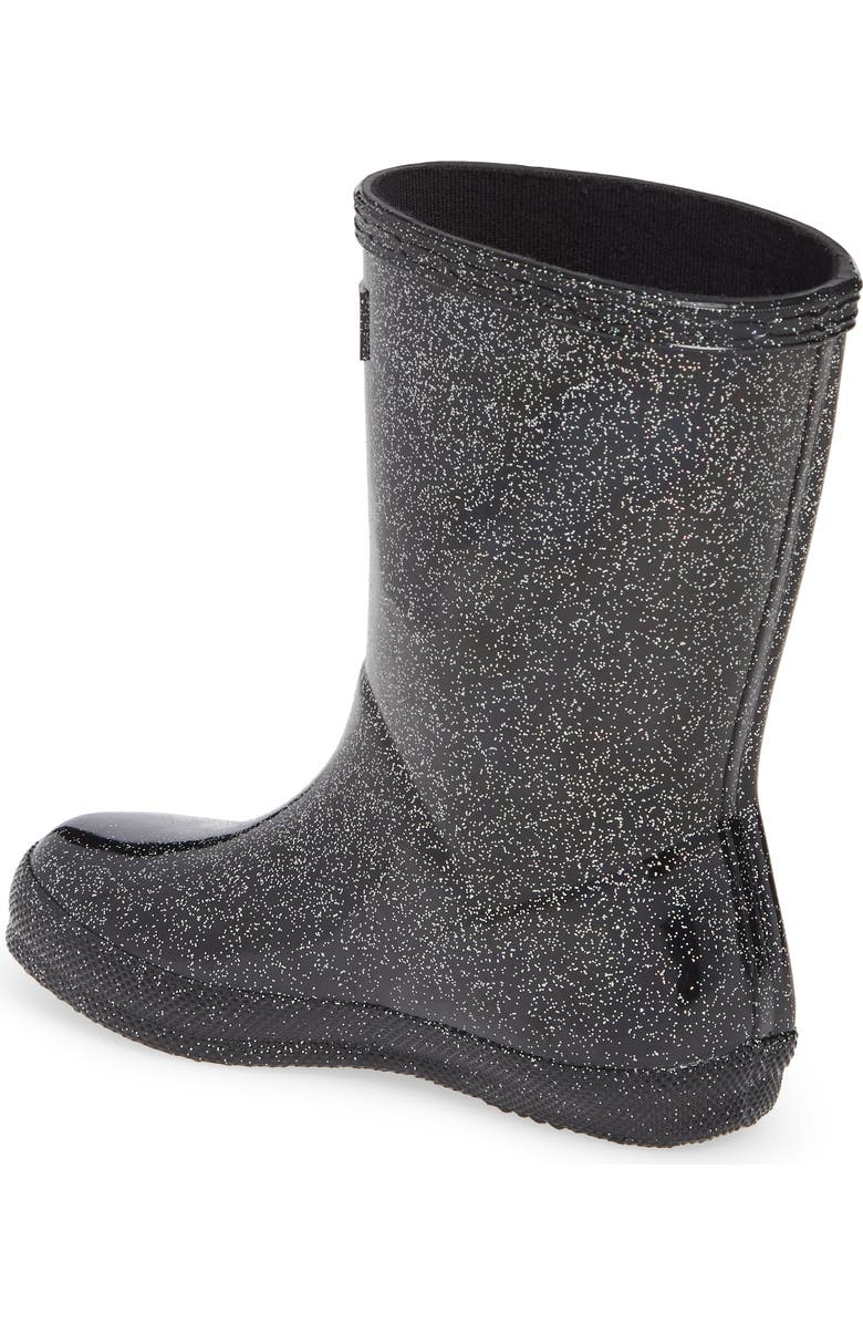 Hunter Kids First Classic Starcloud Glitter Rain Boot, Alternate, color,