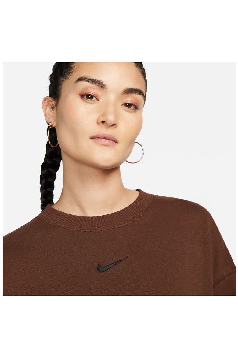 Sportswear Phoenix Sweatshirt, Alternate, color, CACAO WOW/ BLACK