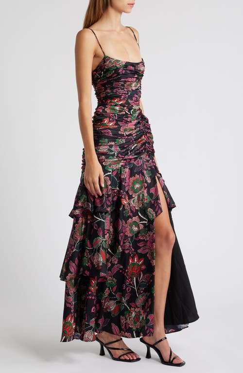 HUTCH HUTCH FLORAL PRINT A-LINE DRESS