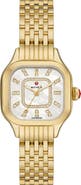 MICHELE Meggie Diamond Dial Two-Tone Bracelet Watch, 29mm