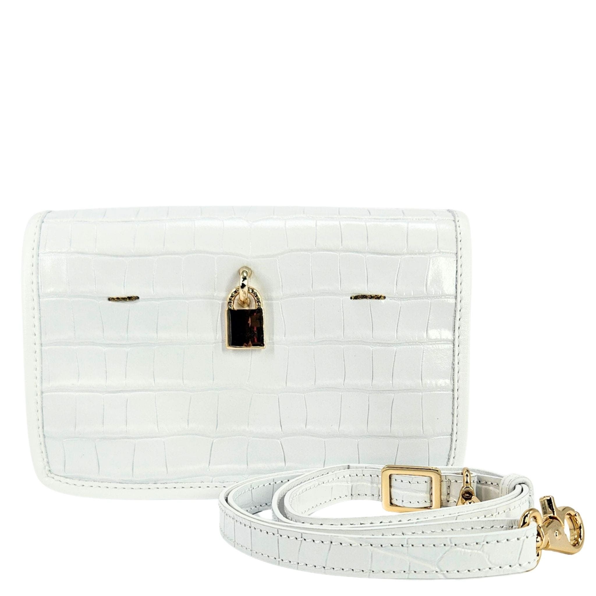 Moc Croc Small Crossbody, Alternate, color, off-white