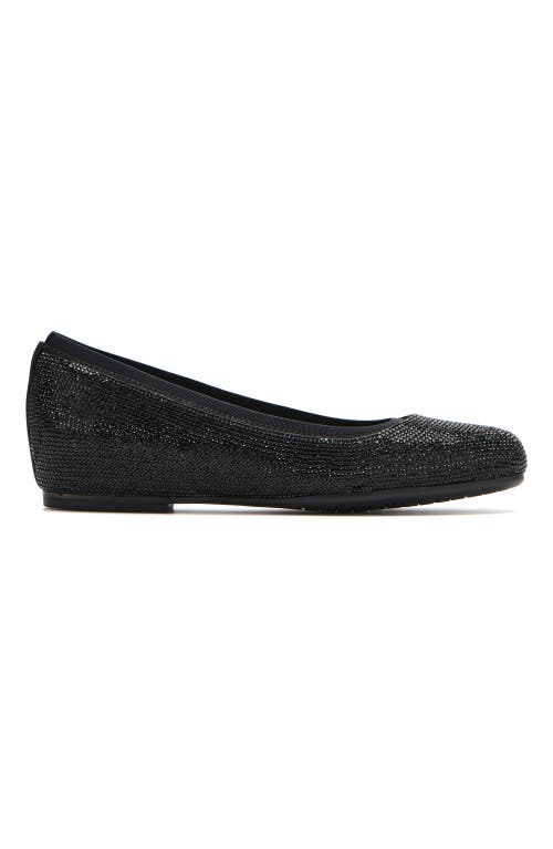 Abeo Cadence Ballet Flat In Black Sparkle - Metatarsal
