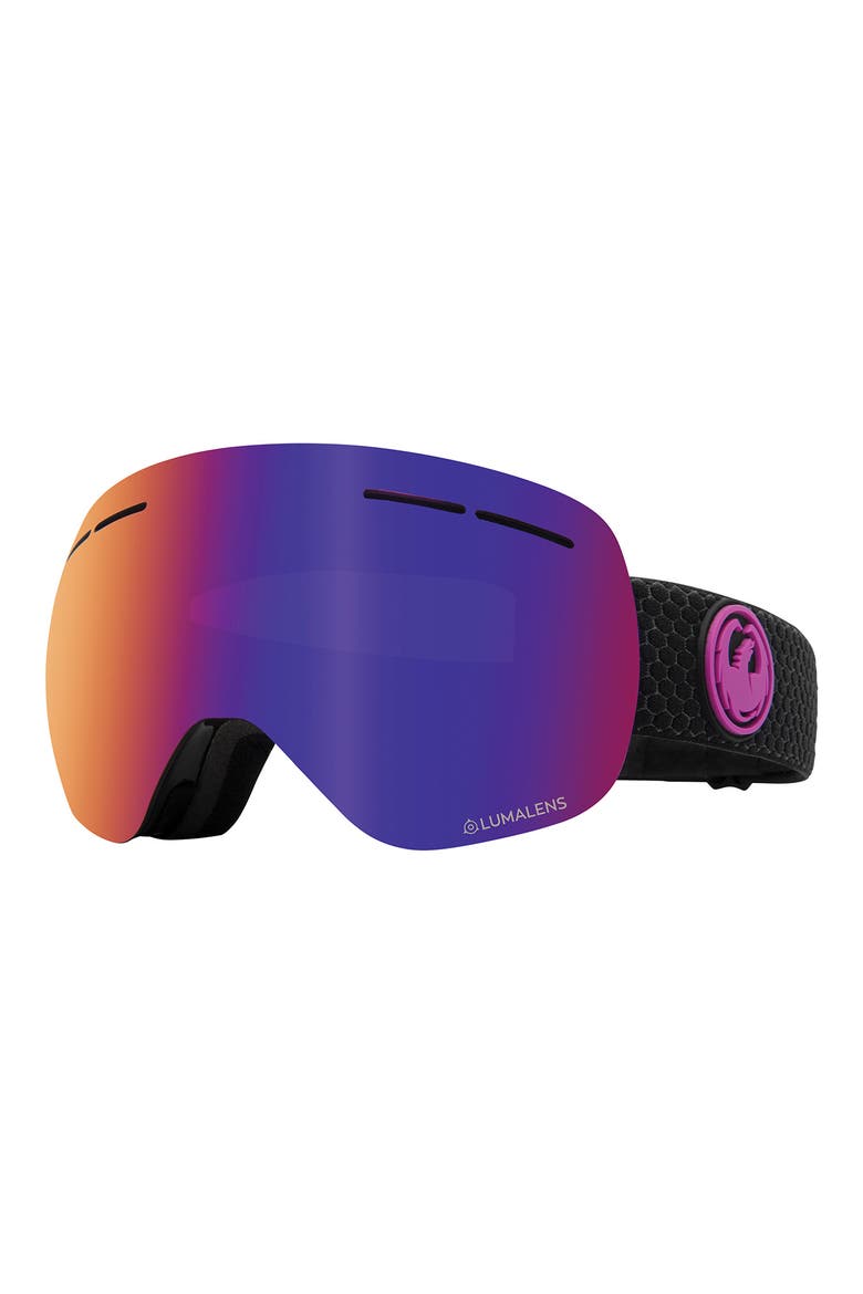 X1 Snow Goggles, Alternate, color, SPLIT LLPURPLEION LLAMBER