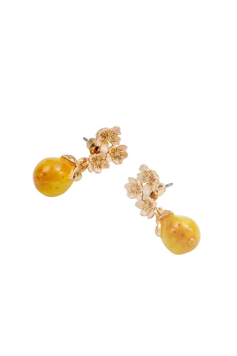 Golden Pear Drop Gold Earrings, Alternate, color, Gold