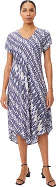 Masai Copenhagen Manebili Silky Drape V-Neck Dress