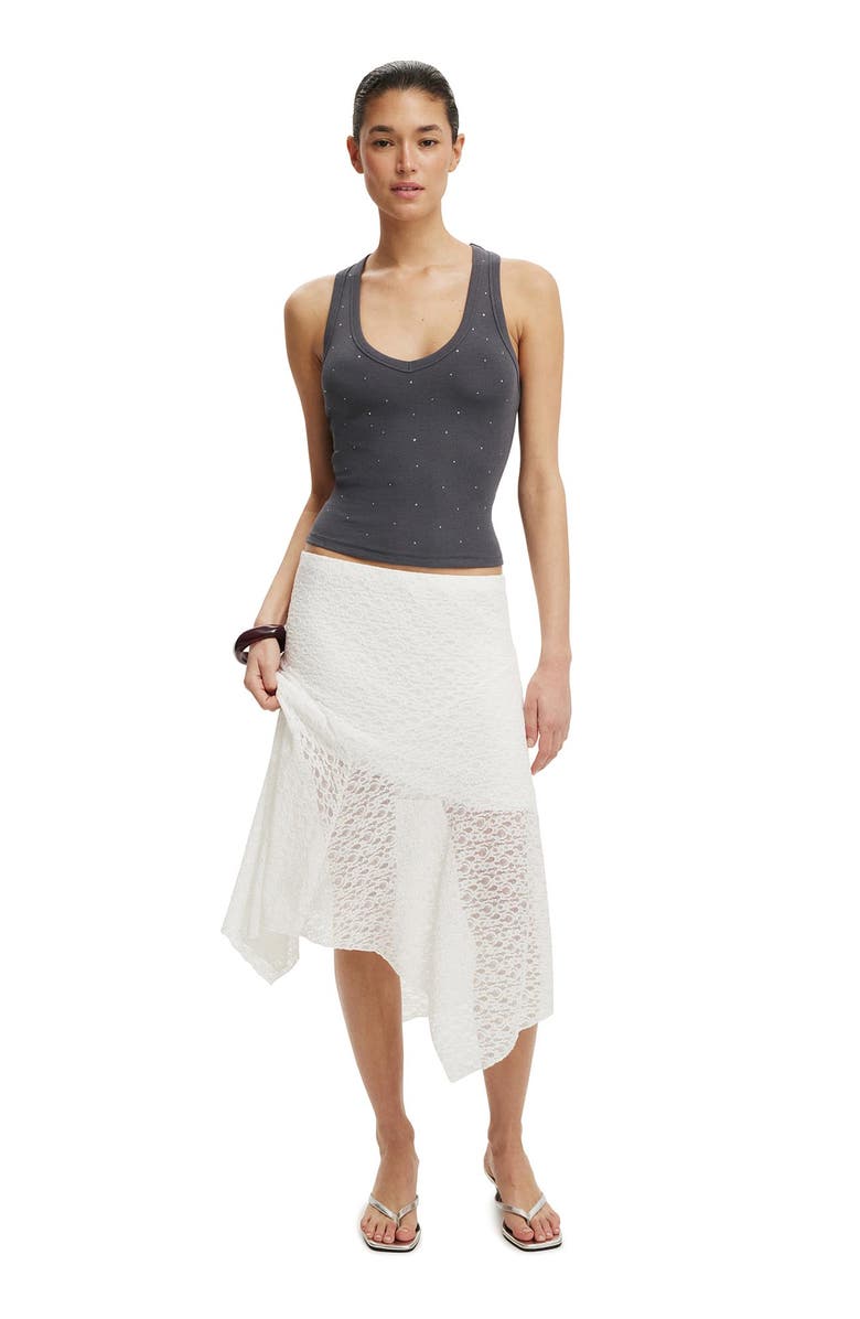 Cotton On Women's Diamante Racer Back, Alternate, color, Moonlight Shadow