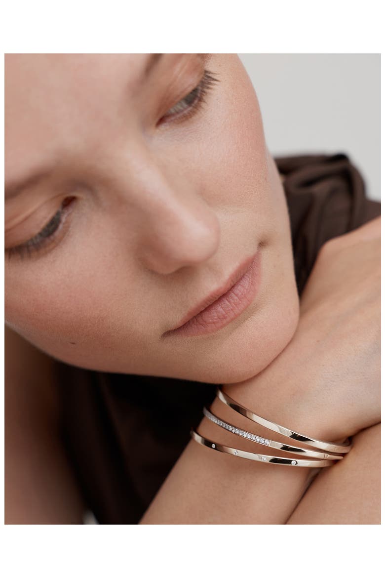 Essential Slim Bangle, Alternate, color, STERLING SILVER