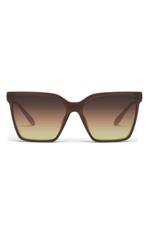 Level Up Remixed 61mm Gradient Square Sunglasses
