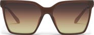 QUAY Level Up Remixed 61mm Gradient Square Sunglasses