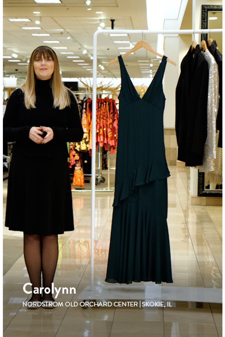 The Esme Ruffle Chiffon Gown video