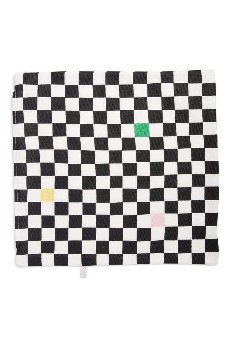Fiona Cushion Cover, Alternate, color, BLACK