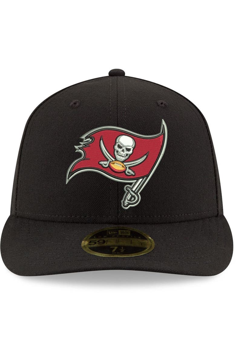 New Era Men's New Era Black Tampa Bay Buccaneers Omaha Low Profile 59FIFTY Fitted Team Hat, Alternate, color, 
