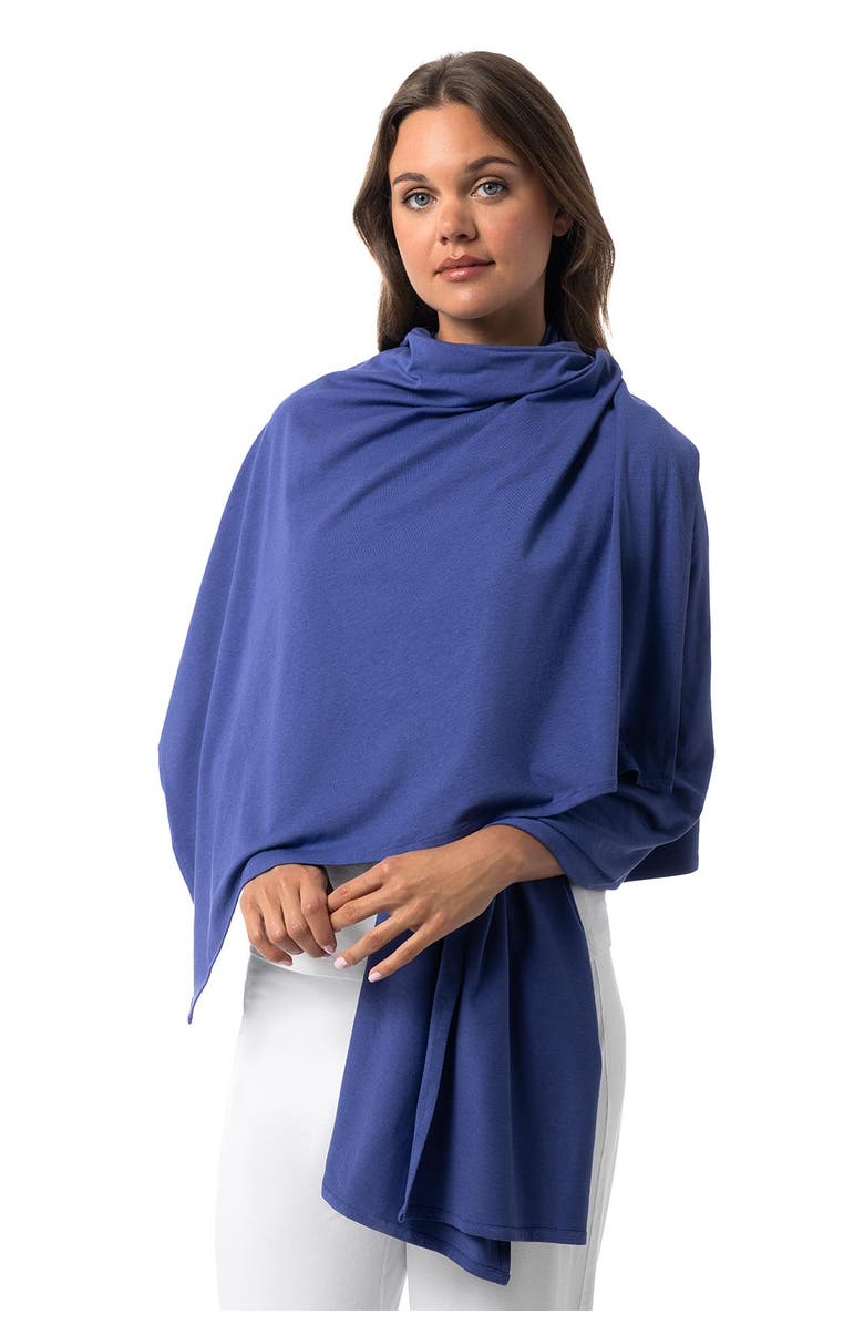 Coolibar Beach Shawl - UPF 50+ Sun Protection - Sanibel, Alternate, color, Future Dusk