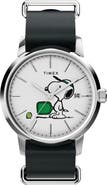 Timex® Peanuts® x Timex Marlin® Automatic Pickleball 40mm Leather Strap Watch