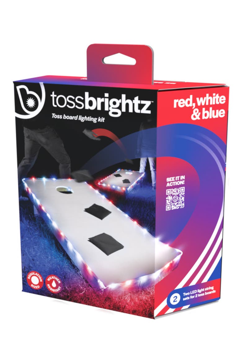 Toss Brightz Toss Board Lighting Kit, Main, color, PATRIOTIC