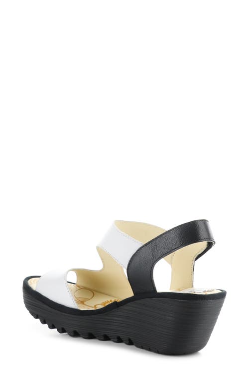 FLY LONDON FLY LONDON YOX SLINGBACK PLATFORM WEDGE SANDAL